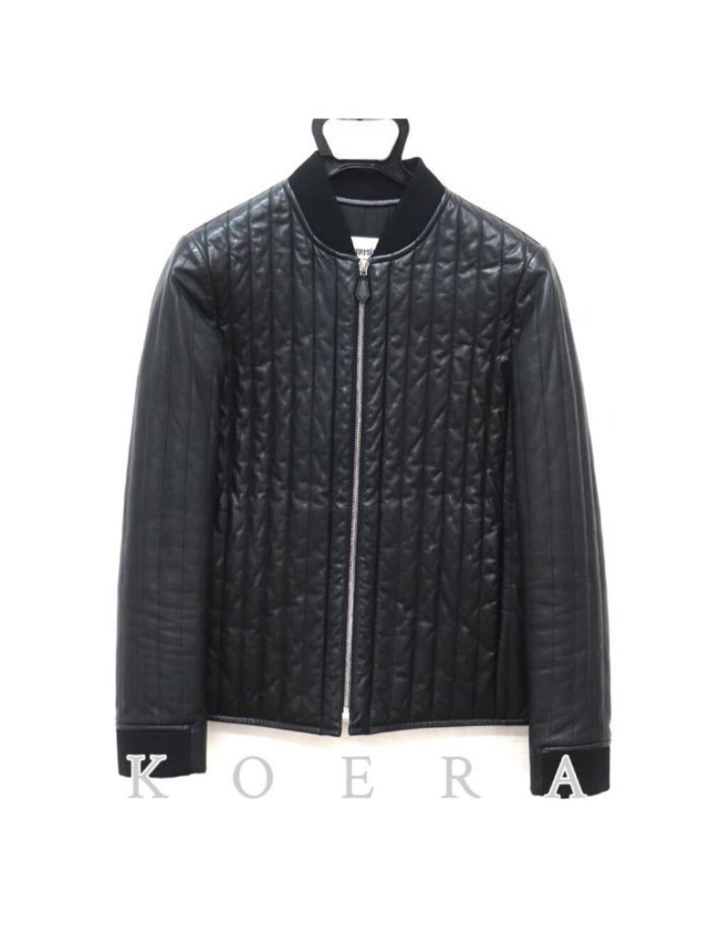 Hermes Quilted Jacket Black 34